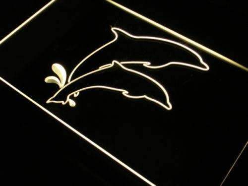 Dolphins Decor LED Light Sign - Way Up Gifts