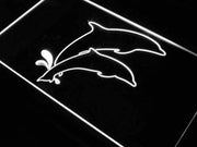 Dolphins Decor LED Light Sign - LED Gift Works