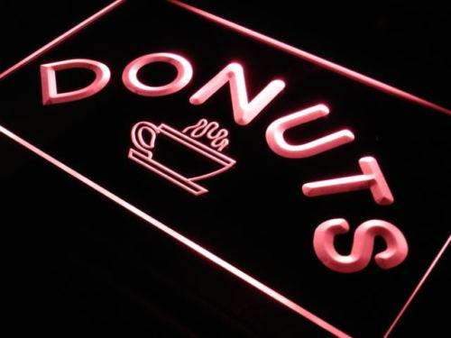 Donuts Coffee LED Light Sign - Way Up Gifts