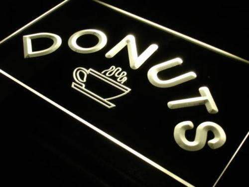 Donuts Coffee LED Light Sign - LED Gift Works