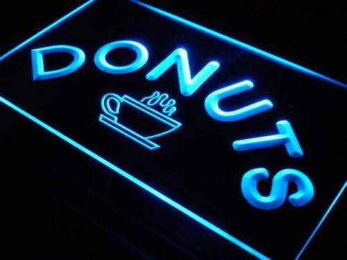 Donuts Coffee LED Light Sign - Way Up Gifts