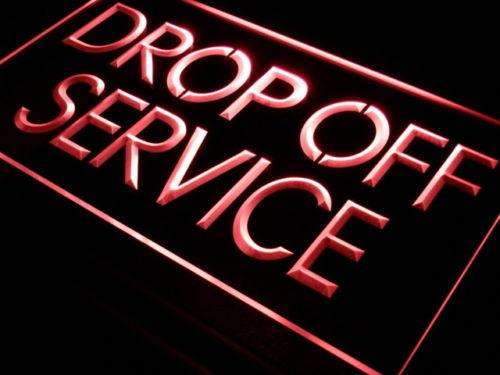 Drop Off Service LED Light Sign - LED Gift Works