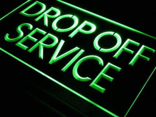 Drop Off Service LED Light Sign - LED Gift Works