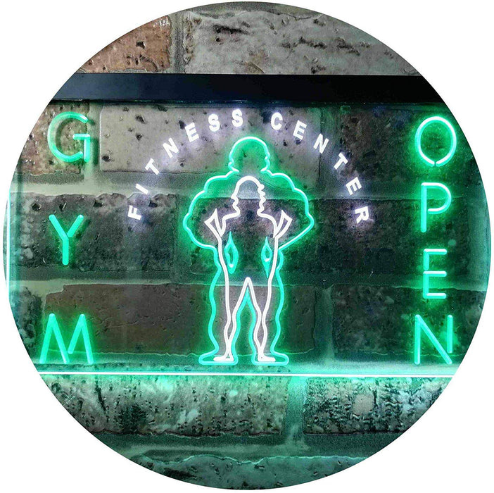 Fitness Center Open Gym LED Light Sign - Way Up Gifts