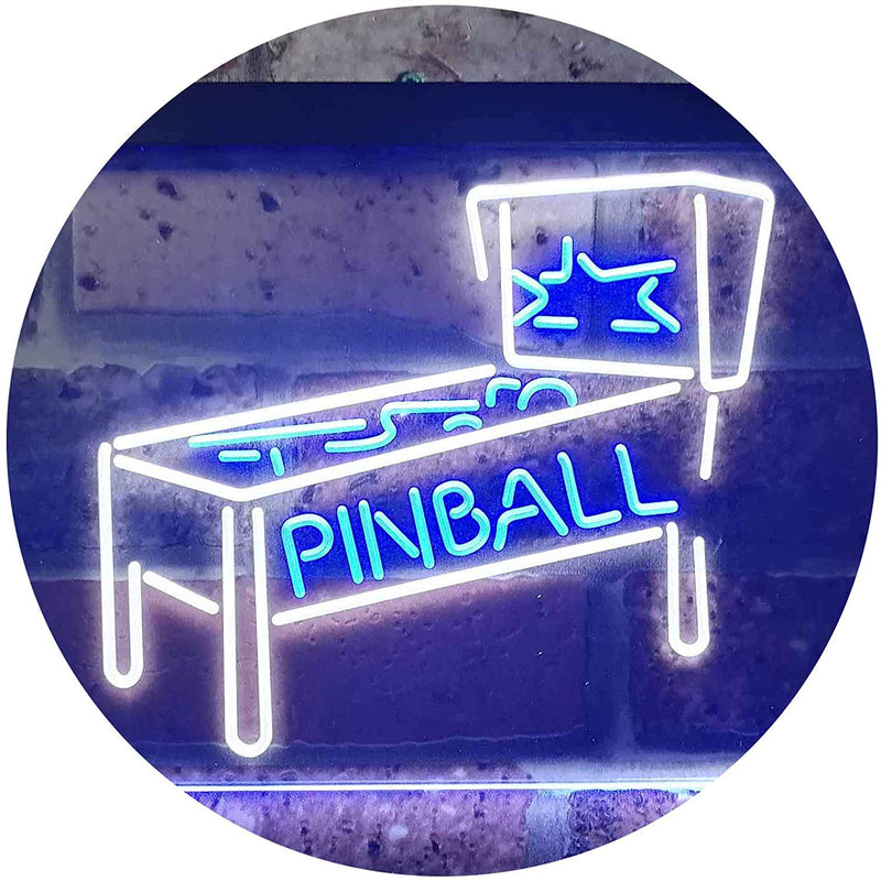 Pinball Game Room LED Light Sign - LED Gift Works