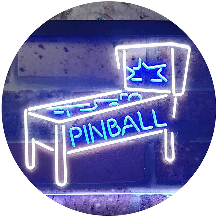 Pinball Game Room LED Light Sign - Way Up Gifts