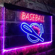 Baseball Man Cave Sports Wall Decor LED Light Sign - LED Gift Works