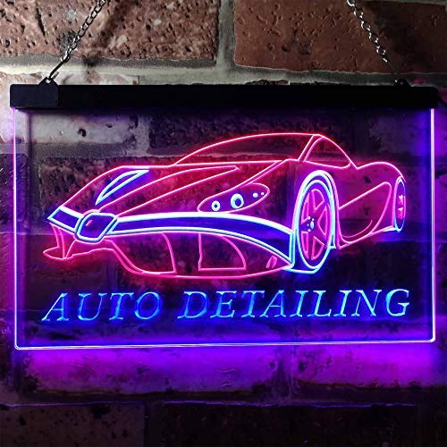 Body Shop Auto Detailing LED Light Sign - LED Gift Works