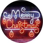 Merry Christmas Bulbs LED Light Sign - LED Gift Works