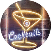 Cocktails LED Light Sign - LED Gift Works