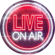 Live On Air LED Light Sign - LED Gift Works