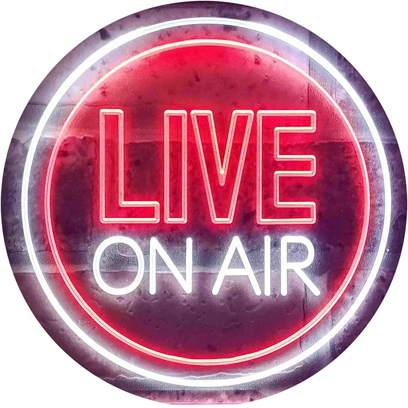 Live On Air LED Light Sign - LED Gift Works