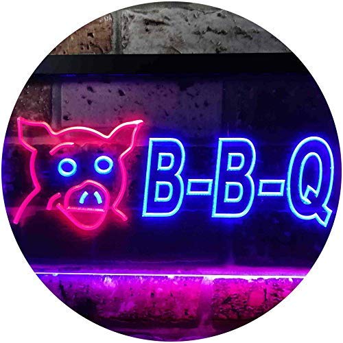 BBQ Pig LED Light Sign - LED Gift Works