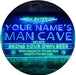 Personalized Sports Baseball Theme Man Cave LED Light Sign - Way Up Gifts