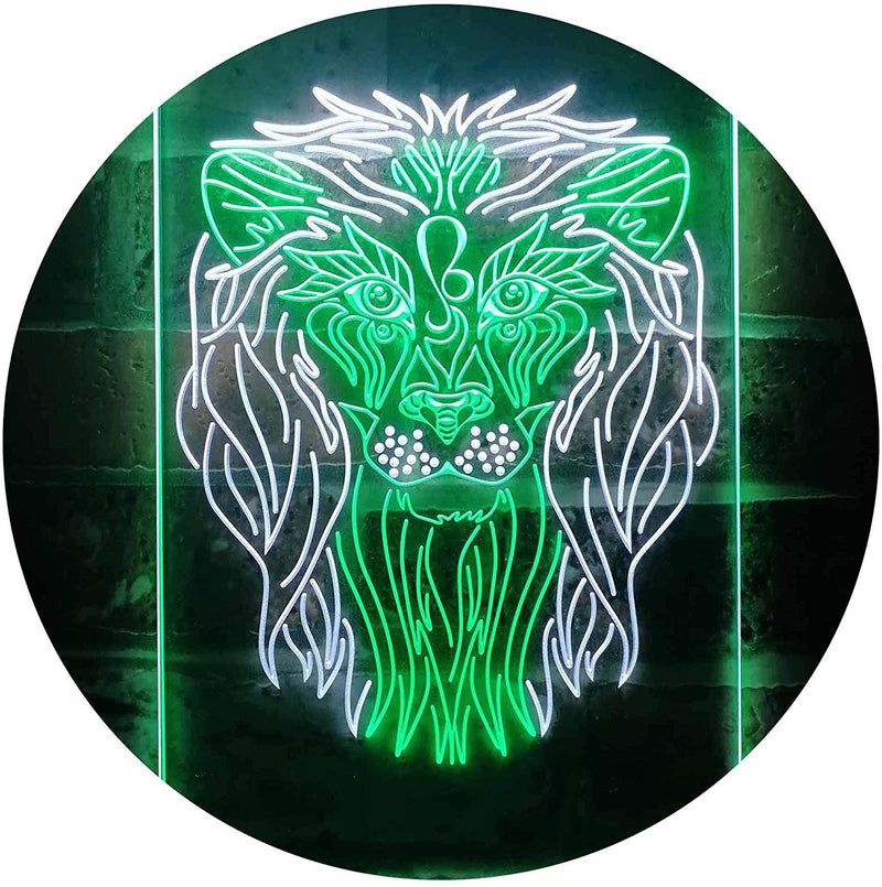 Lion Art Decor LED Light Sign - LED Gift Works