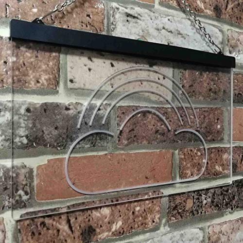 Rainbow Cloud Kids Room Decor LED Light Sign - LED Gift Works