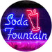 Soda Fountain Drinks LED Light Sign - Way Up Gifts