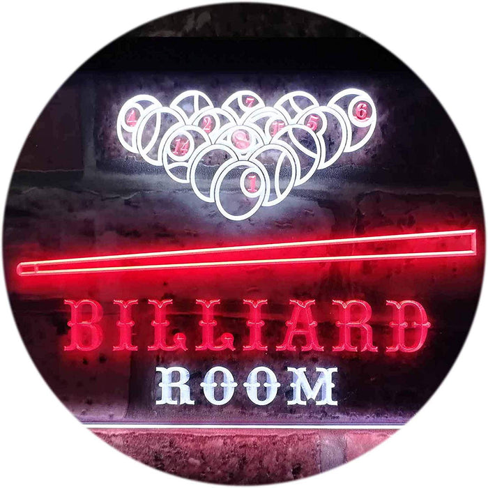 Pool Billiard Room LED Light Sign - Way Up Gifts