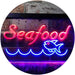 Fish Seafood Restaurant LED Light Sign - Way Up Gifts
