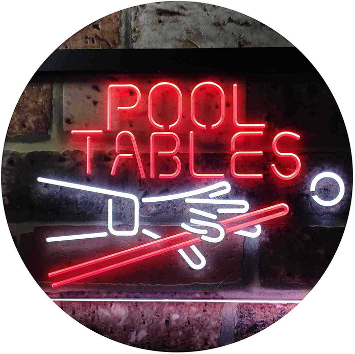 Billiards Pool Tables LED Light Sign - Way Up Gifts