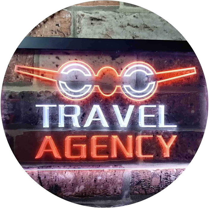 Travel Agency LED Light Sign - Way Up Gifts
