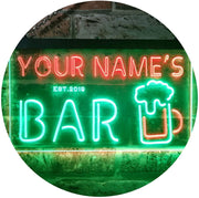 Personalized Beer Mug Bar LED Light Sign - LED Gift Works
