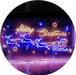 Merry Christmas Santa Claus Sleigh Reindeer LED Light Sign - Way Up Gifts
