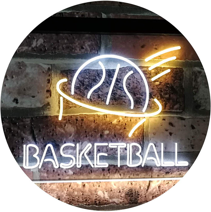 Basketball Wall Decor LED Light Sign - Way Up Gifts