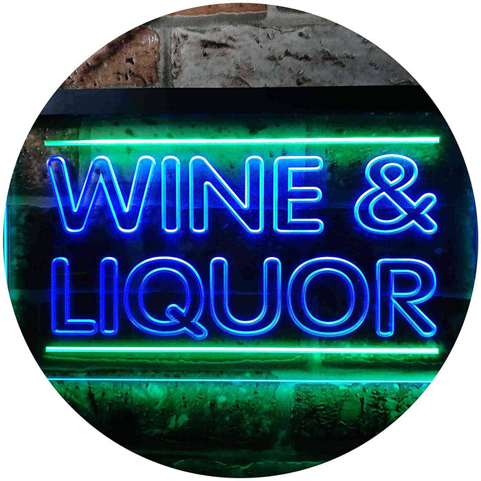 Wine Liquor LED Light Sign - Way Up Gifts