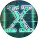 Family Name Letter X Monogram Initial LED Light Sign - Way Up Gifts