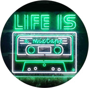 Life is a Mixtape Quotes Bedroom Decor LED Light Sign - LED Gift Works