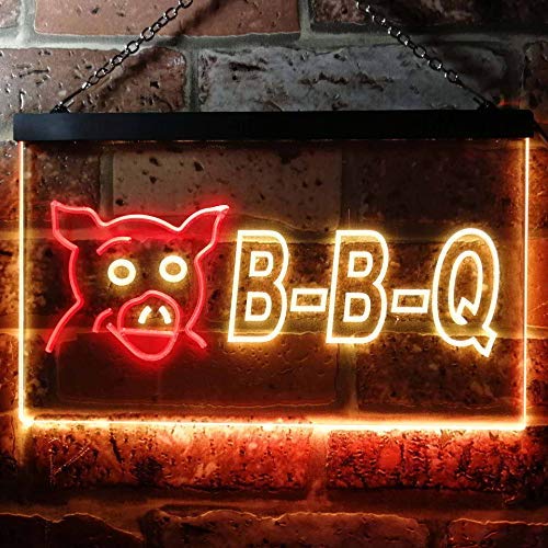 BBQ Pig LED Light Sign - LED Gift Works