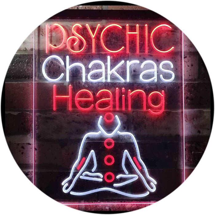 Psychic Chakras Healing LED Light Sign - Way Up Gifts