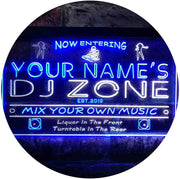 Personalized Music DJ Zone DJ Gift LED Light Sign - LED Gift Works