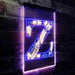 Family Name Letter Z Monogram Initial LED Light Sign - Way Up Gifts