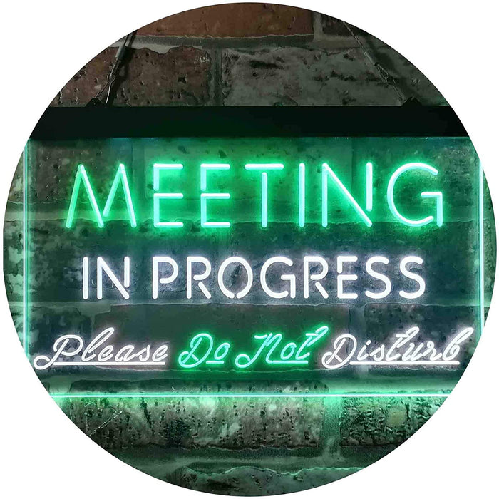 Meeting in Progress Do Not Disturb LED Light Sign - Way Up Gifts