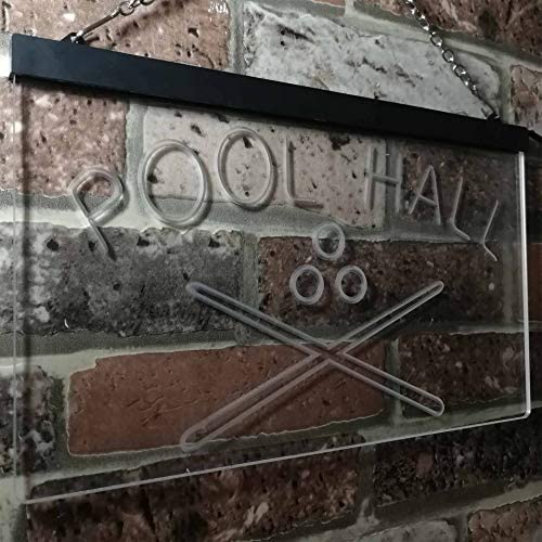 Billiards Pool Hall LED Light Sign - Way Up Gifts