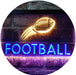 Man Cave Football LED Light Sign - Way Up Gifts