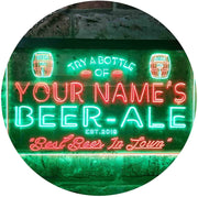 Personalized Home Brew Beer Ale Bar LED Light Sign - LED Gift Works