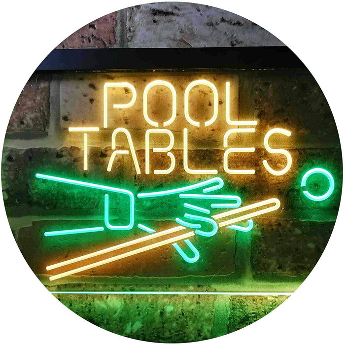 Billiards Pool Tables LED Light Sign - Way Up Gifts