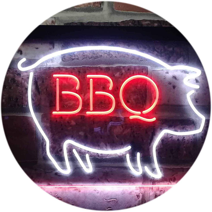 Pork Pig BBQ LED Light Sign - Way Up Gifts