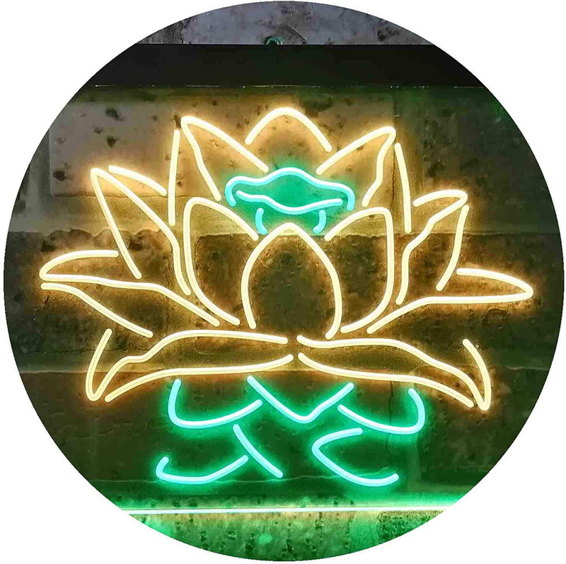 Lotus Flower LED Light Sign - LED Gift Works