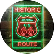Arizona Historic Route US 66 LED Light Sign - LED Gift Works