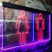 Men Women Bathroom Restroom LED Light Sign - Way Up Gifts