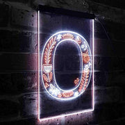 Family Name Letter O Monogram Initial LED Light Sign - LED Gift Works