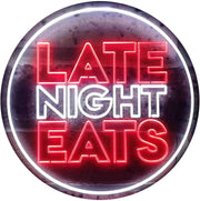 Late Night Eats LED Light Sign - LED Gift Works