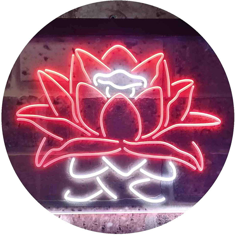 Lotus Flower LED Light Sign - LED Gift Works