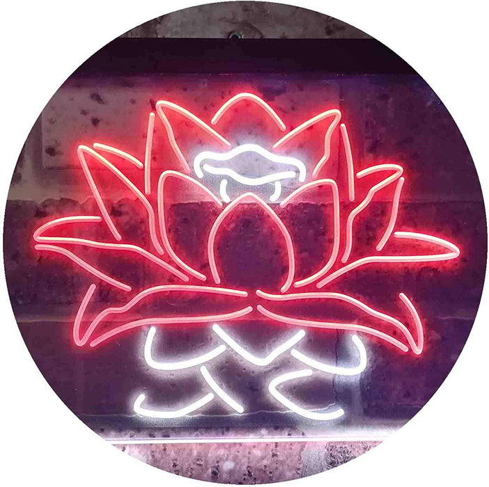 Lotus Flower LED Light Sign - Way Up Gifts