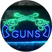 Gun Shop Guns LED Light Sign - LED Gift Works