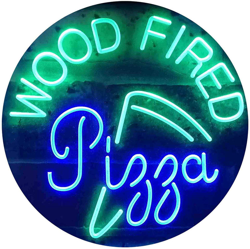 Wood Fired Pizza LED Light Sign - LED Gift Works